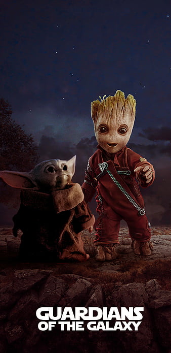 Baby Groot is Smoking