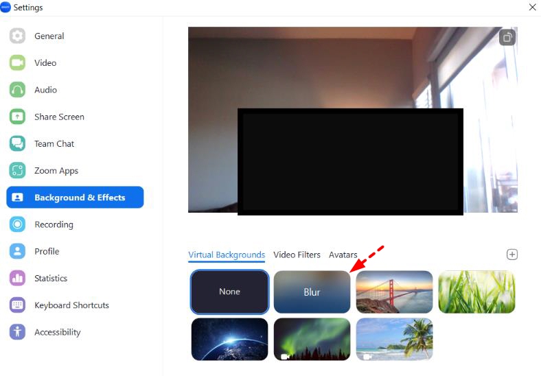 BLUR Your Background in ZOOM