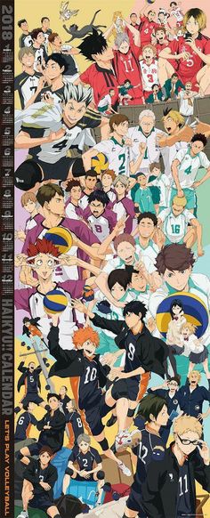 Обои аниме, haikyuu, волейбол, парни картинки на рабочий стол 