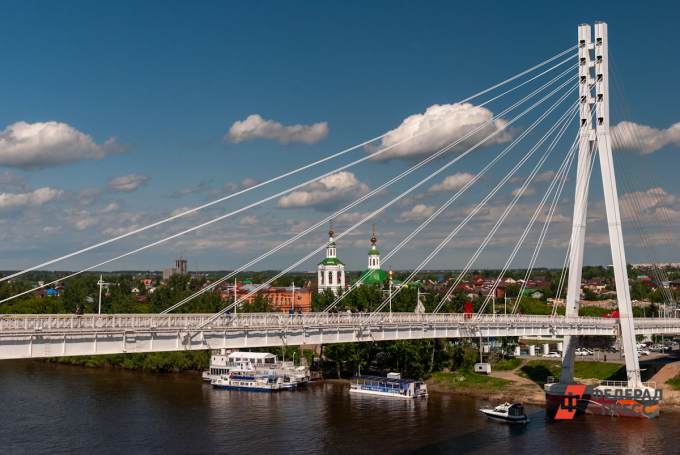 Вид сверху на город Тюмень 2015 год 