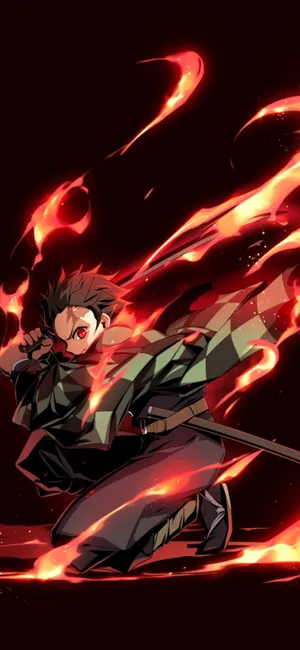 Download free Demon Slayer Phone Tanjiro And Muichiro 