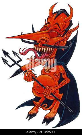 Devil Stock Illustrations – 120,173 