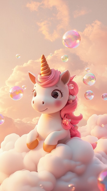 Magical Unicorn Phone Wallpaper