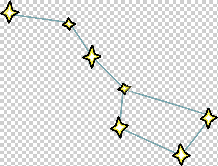Рисунок большой и малой медведицы