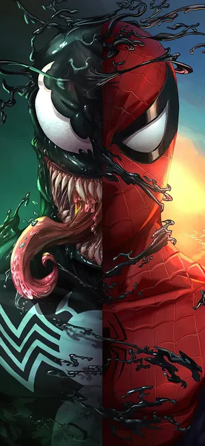 Wallpaper Venom, Spiderman, Spiderman 