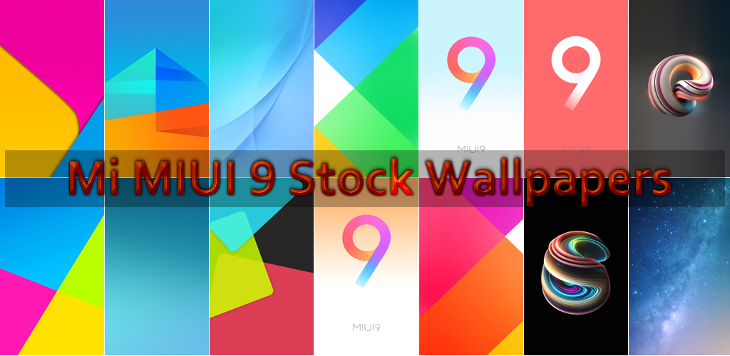 Download MIUI 10 Stock Wallpapers 