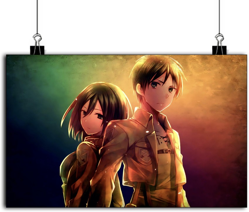 Eren, Mikasa and Armin Poster – Sunny Graphic Arts Shop