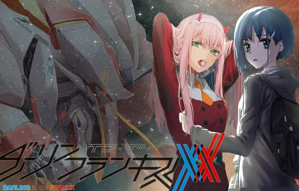 darling in the franxx wallpaper hd