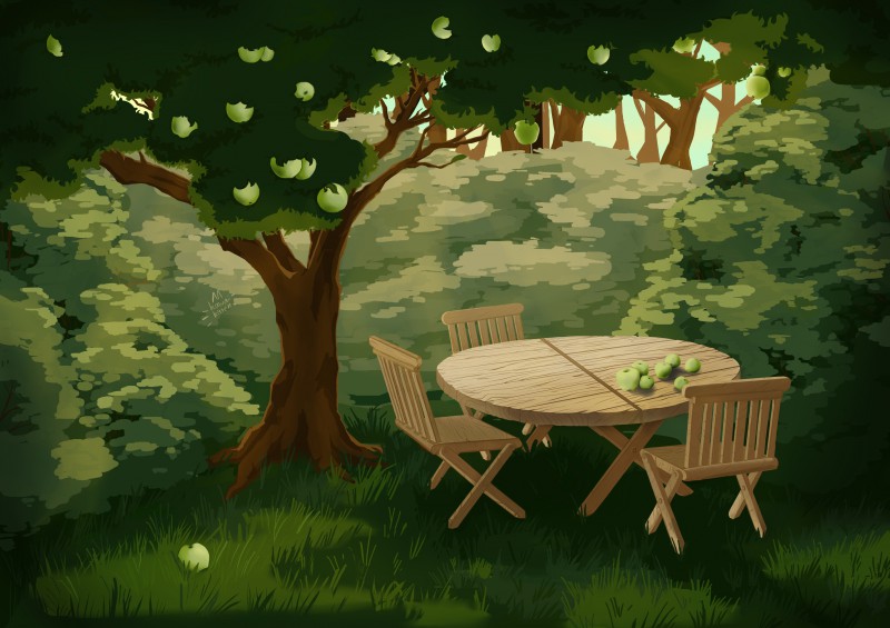 Free To Use] Park VN Background by 