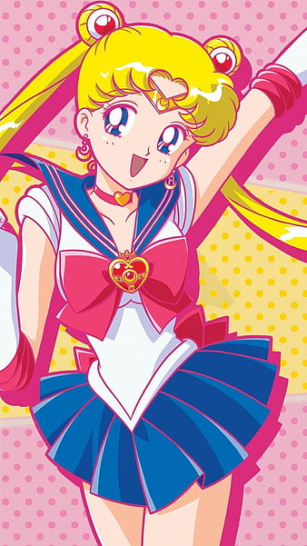 Обои девушка, минимализм, Sailor Moon на телефон и рабочий 