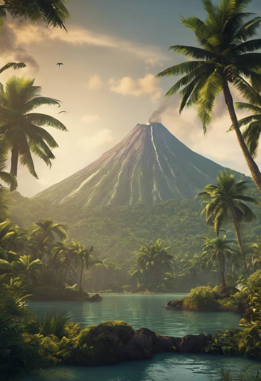 Volcano 4K Wallpaper, HD Artist 4K 