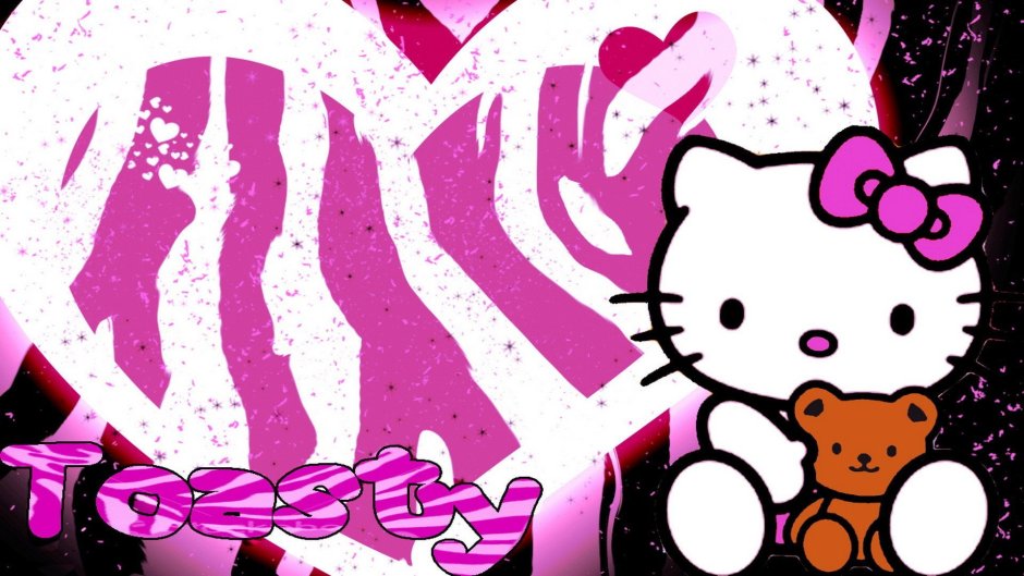 Hello Kitty Настольный компьютер, Hello Kitty Bow, текст 